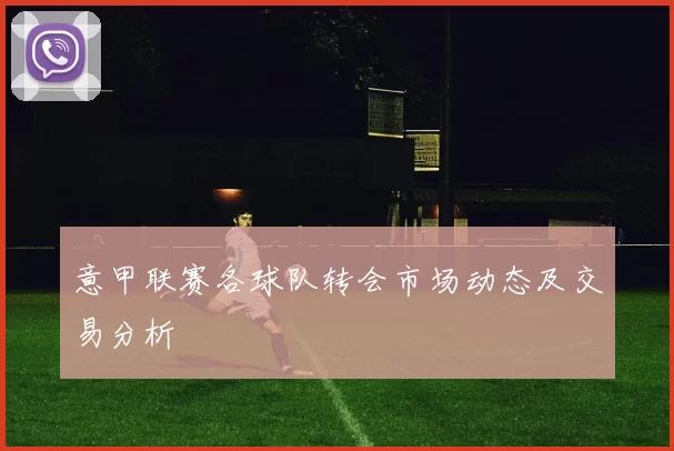 意甲联赛各球队转会市场动态及交易分析