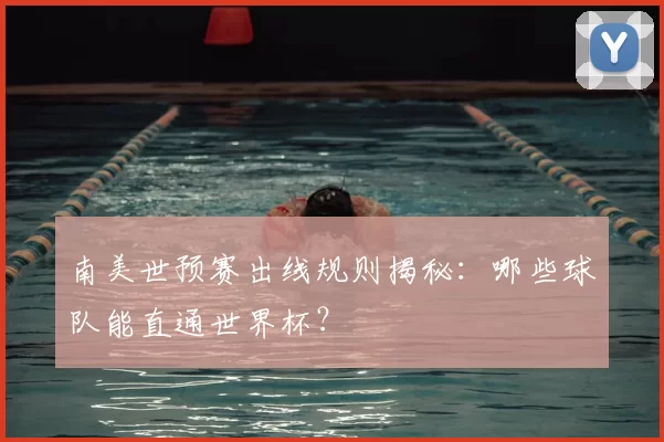 南美世预赛出线规则揭秘：哪些球队能直通世界杯？