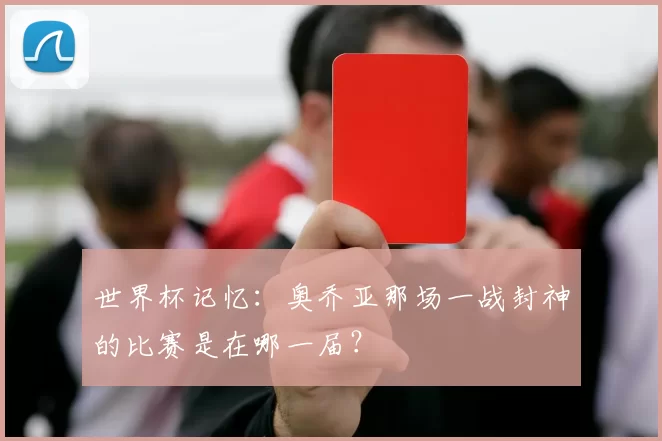 世界杯记忆：奥乔亚那场一战封神的比赛是在哪一届？